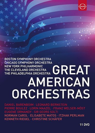 GREAT AMERICAN ORCHESTRAS (11DVD)