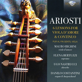 ARIOSTI: 6 LESSONS FOR VIOLA D'AMORE & CONTINUO